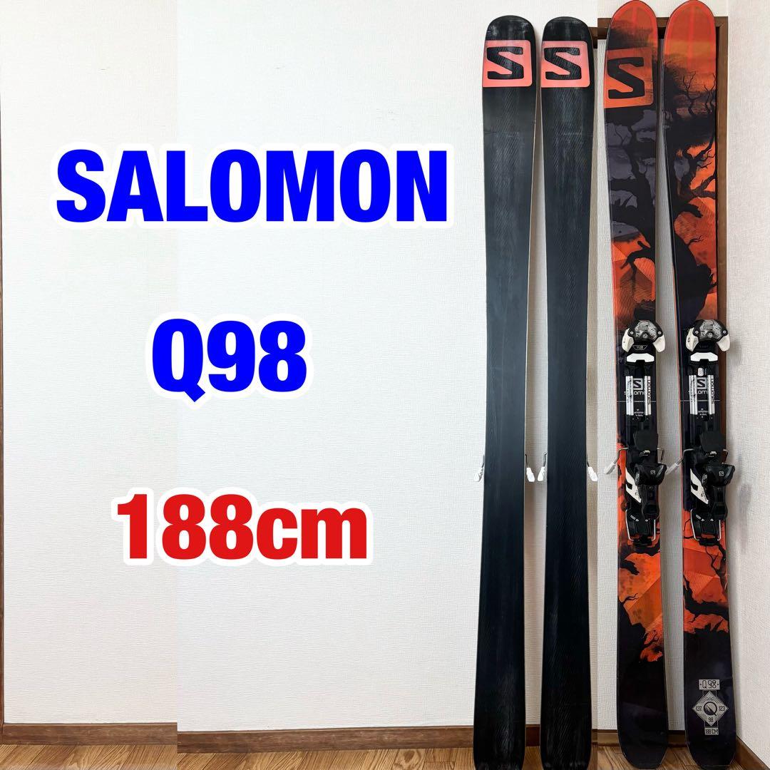 サロモン SALOMON 山スキー Q98 188cm