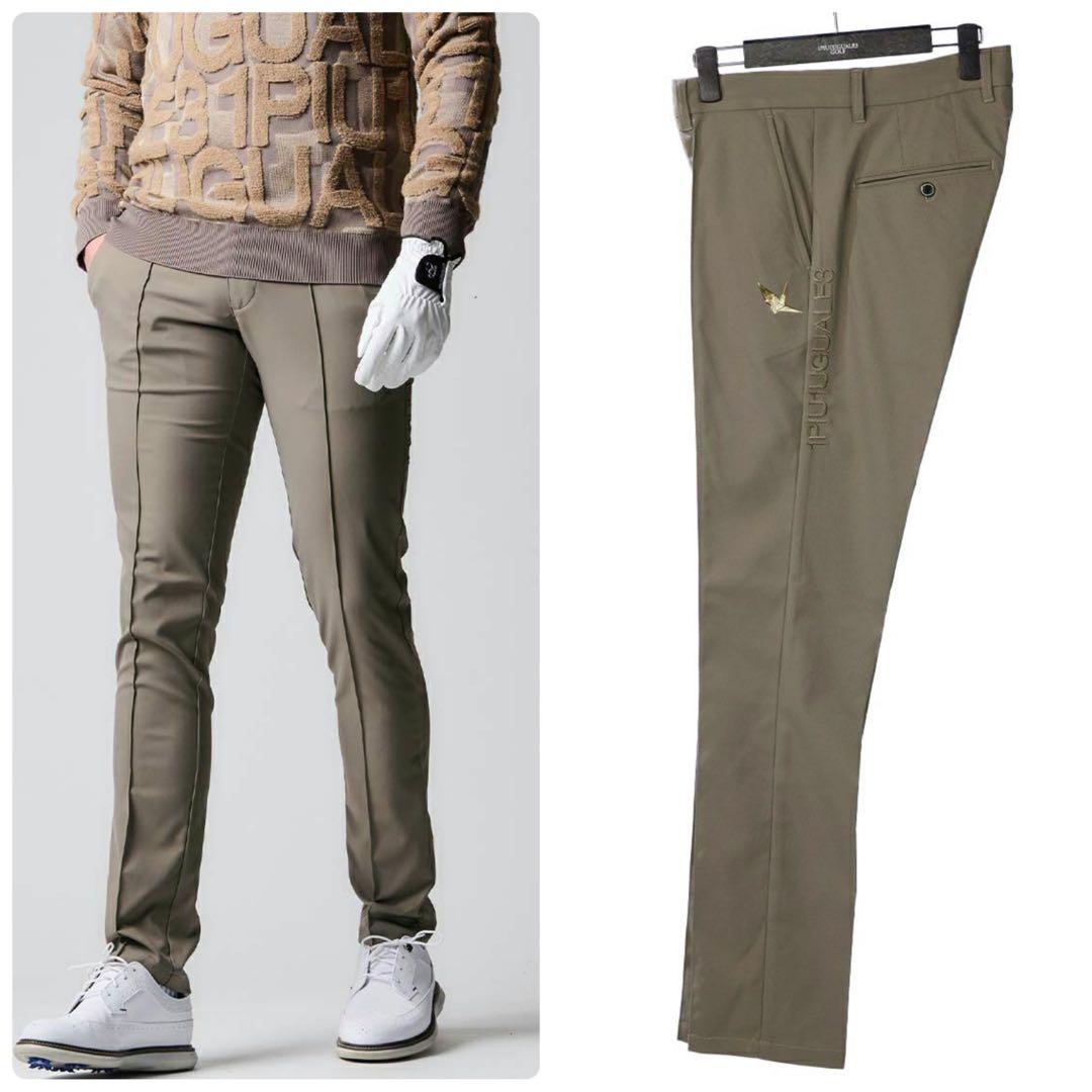 1PIU1UGUALE3 GOLF☆crease pants クリースパンツ M