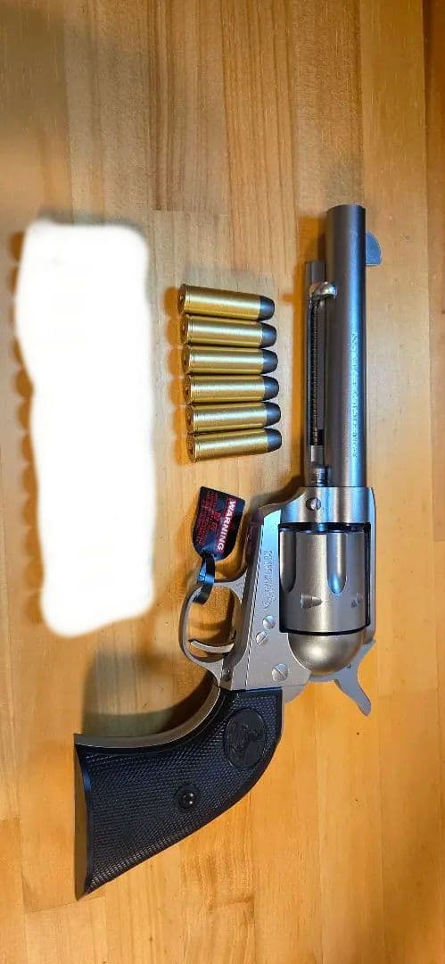 東京マルイ SAAアーティラリーシルバー 重量アップカスタム他 リボルバー