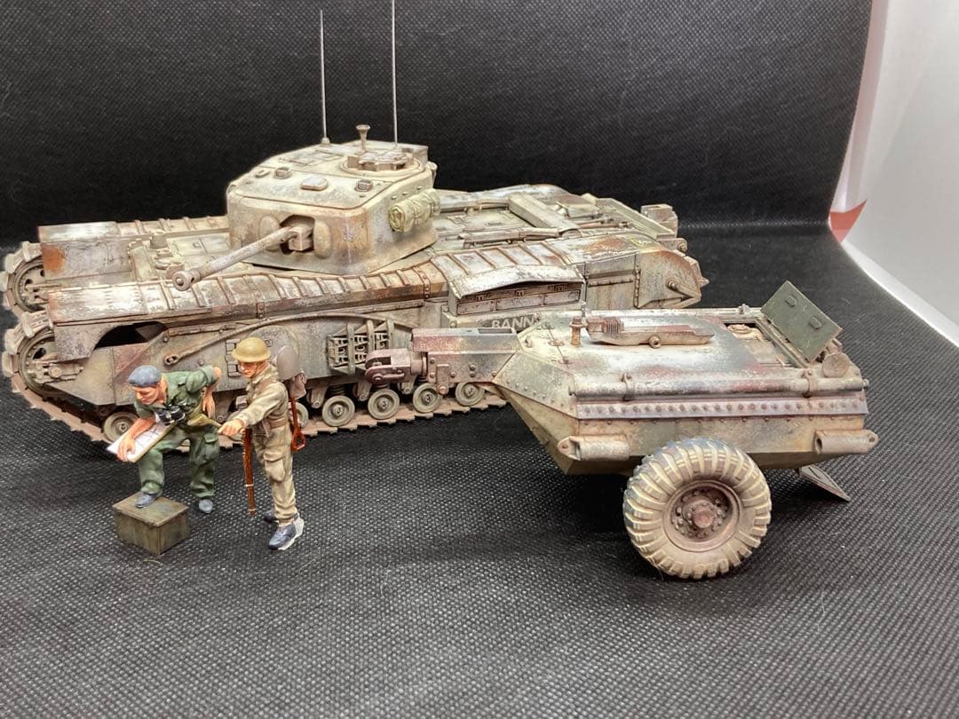 タミヤ  1/35  イギリス  チャーチル  クロコダイル