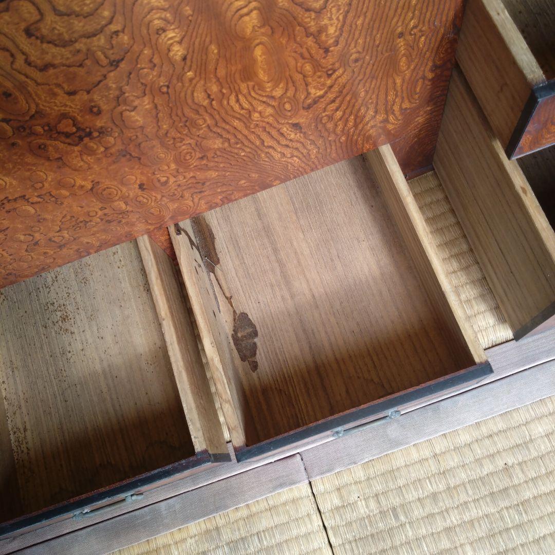 木製　長火鉢 レトロ　引き出し付き