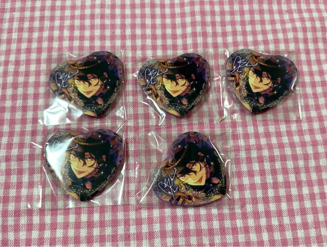 あんスタ　朔間零　とるパカ　ハート缶バッジ