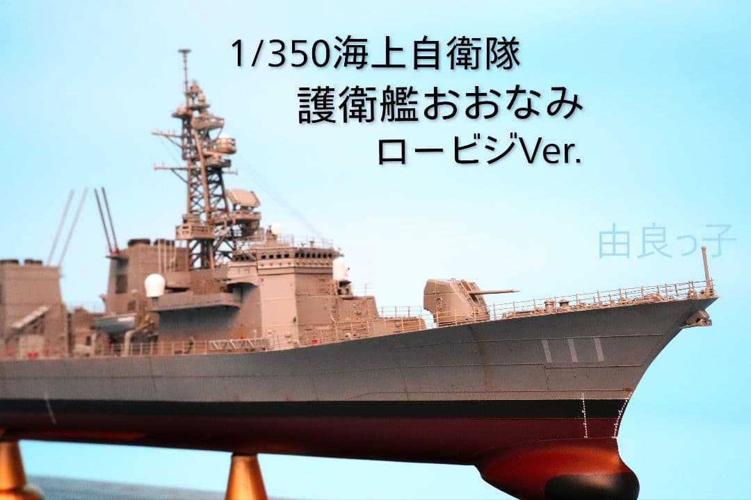 1/350 海上自衛隊 護衛艦おおなみ ロービジVer. 完成品