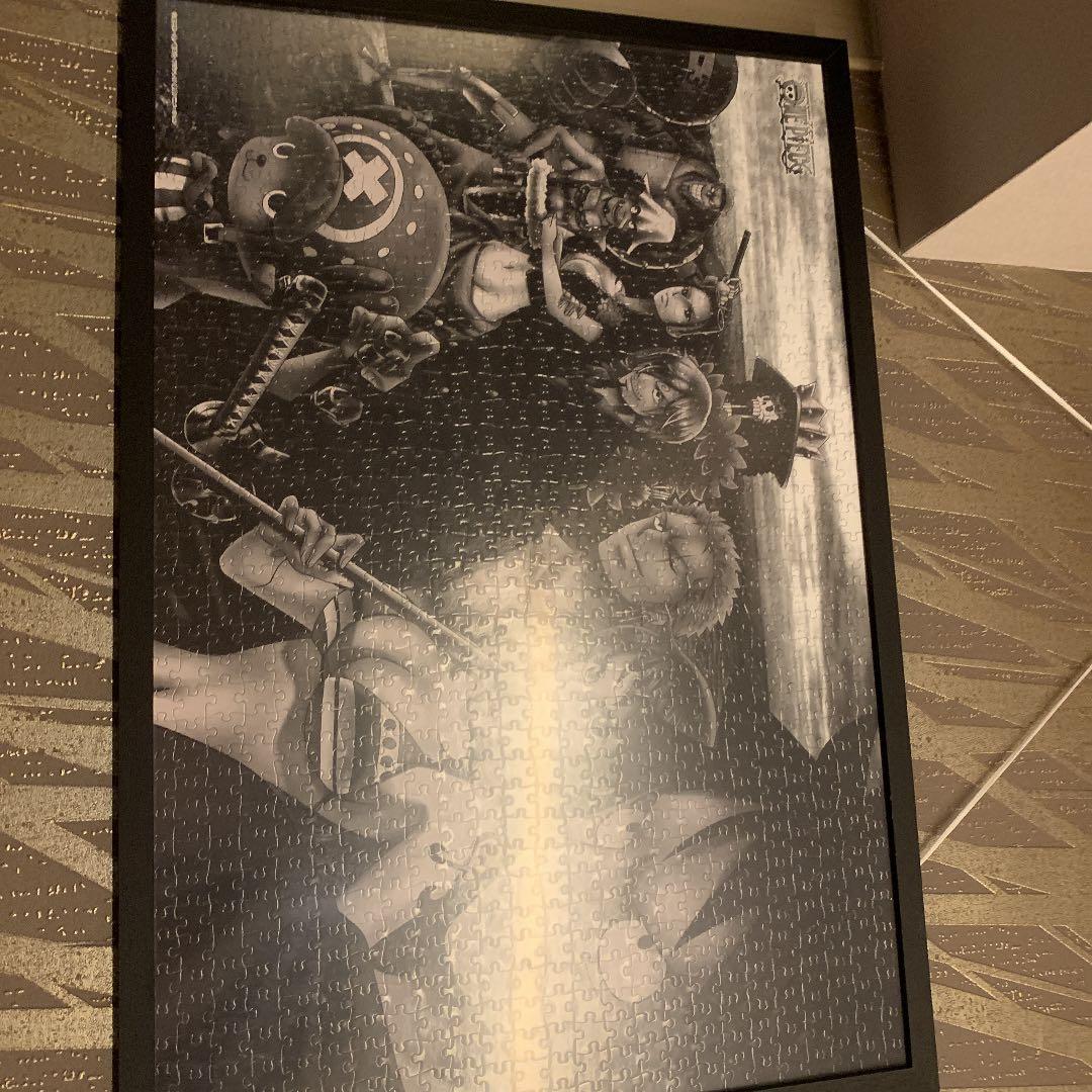 ワンピース　鬼滅の刃　センピースパズル額縁あり