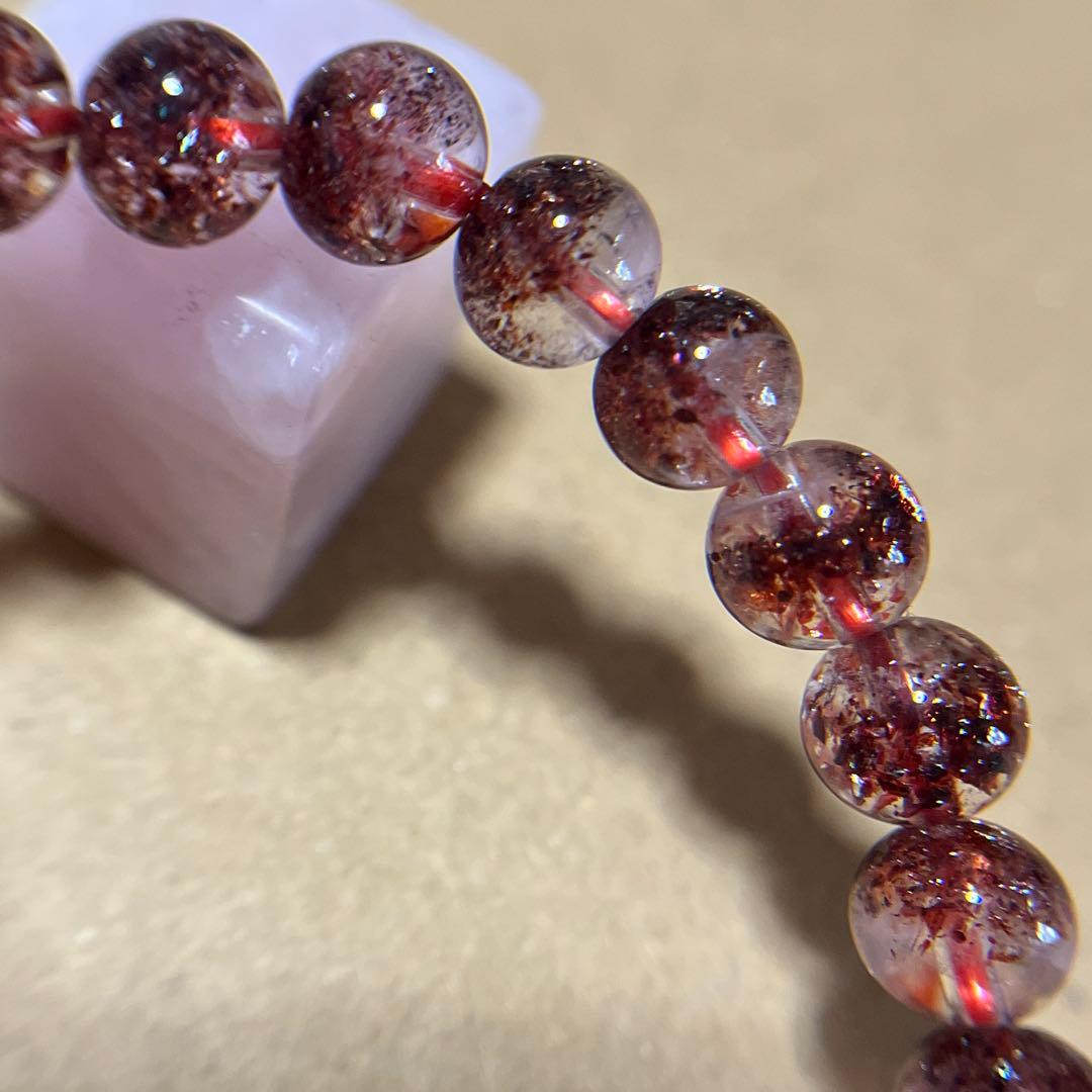 ブラジル産 レピドクロライトインクォーツ(ファイヤクォーツ) ブレスレット