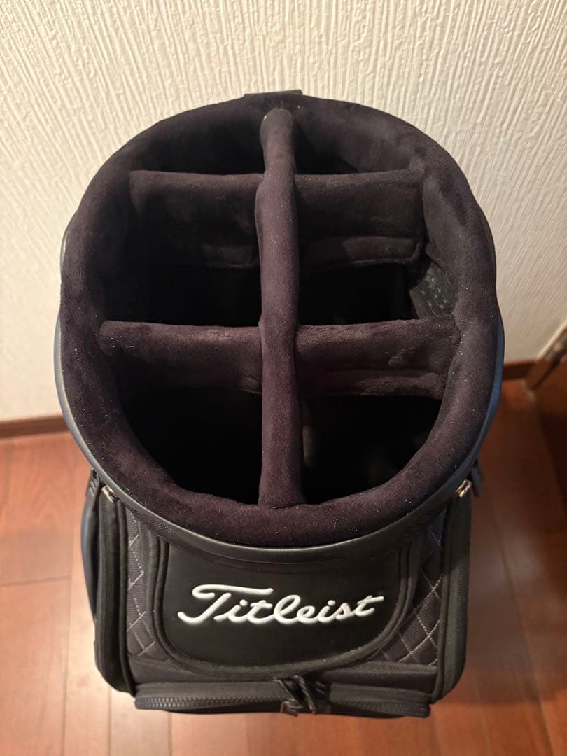 Titleist ゴルフバッグ ブラック/ホワイト 美品