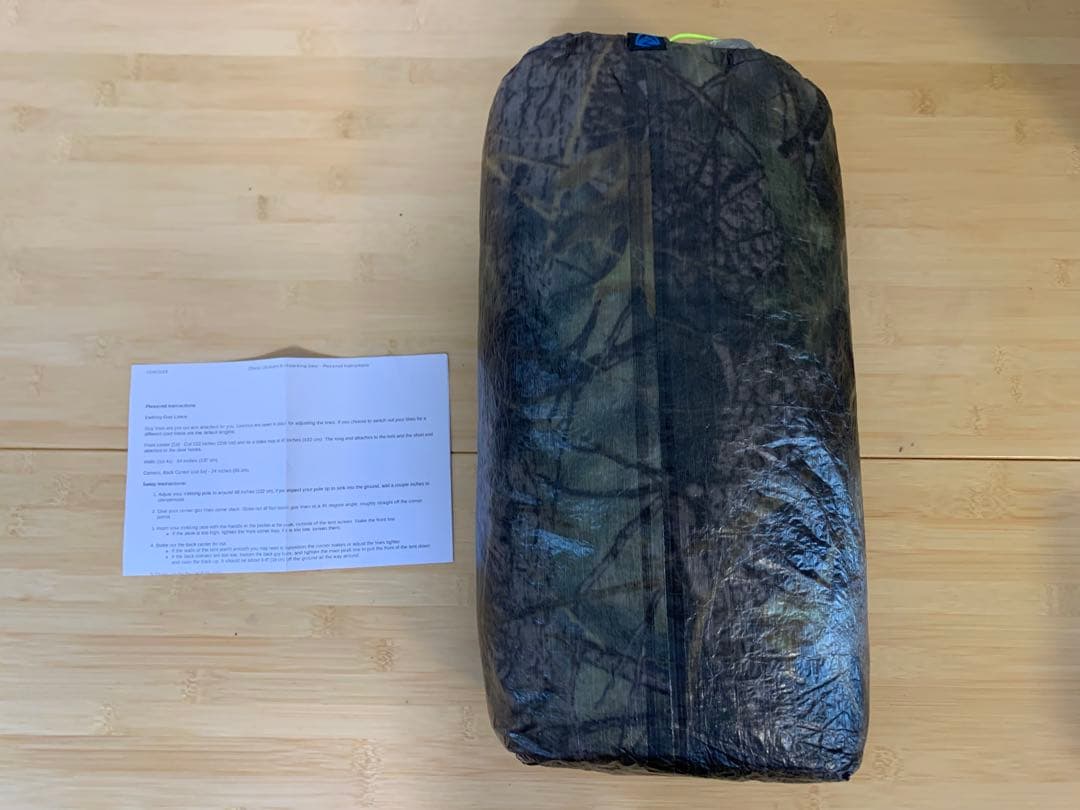 Zpacks テント　Plexamid Tent camo