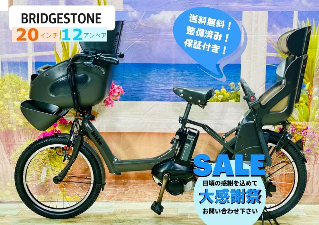 ビッケポーラーe　2019年モデル⭐️　子供乗せ電動アシスト自転車　Y2078