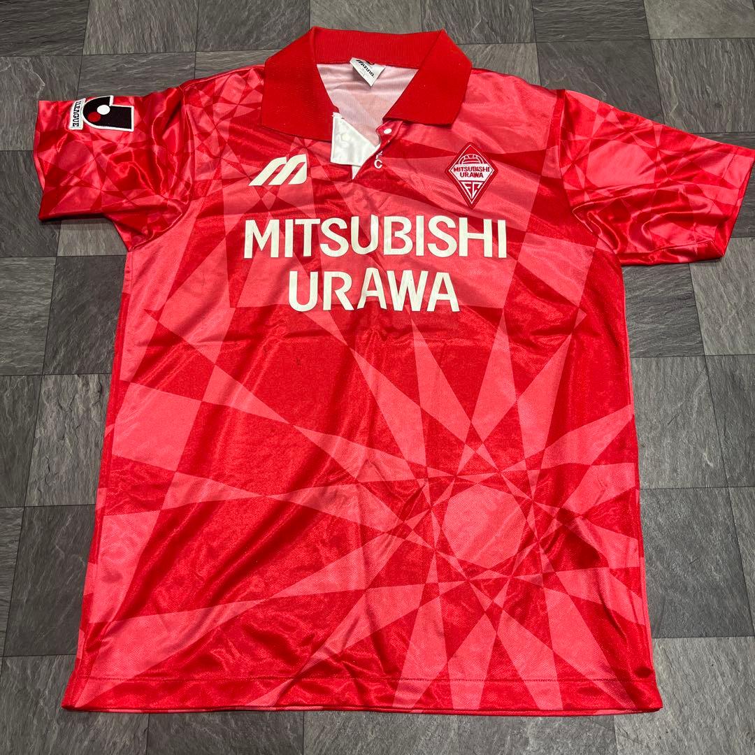 0130-7【激レア】 三菱 浦和レッズ　初期　ユニフォーム　Lサイズ ホーム