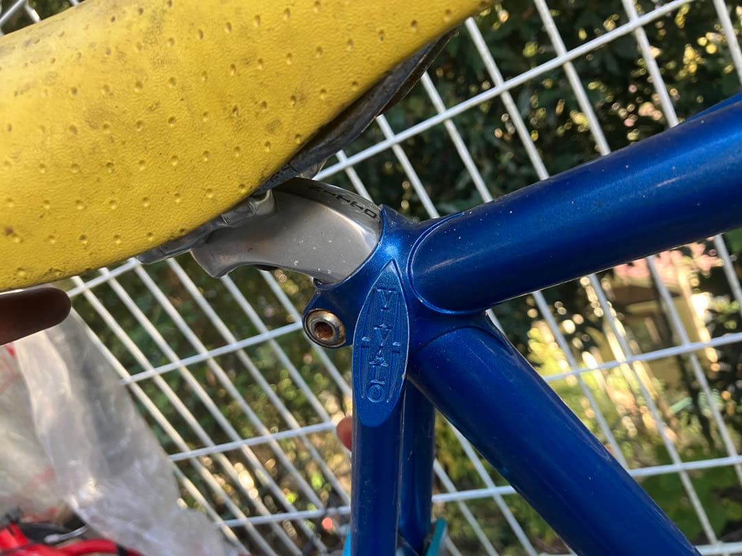 【値下げ可】vivalo NJS ピスト バイク クロモリ 青 NITTO 競輪