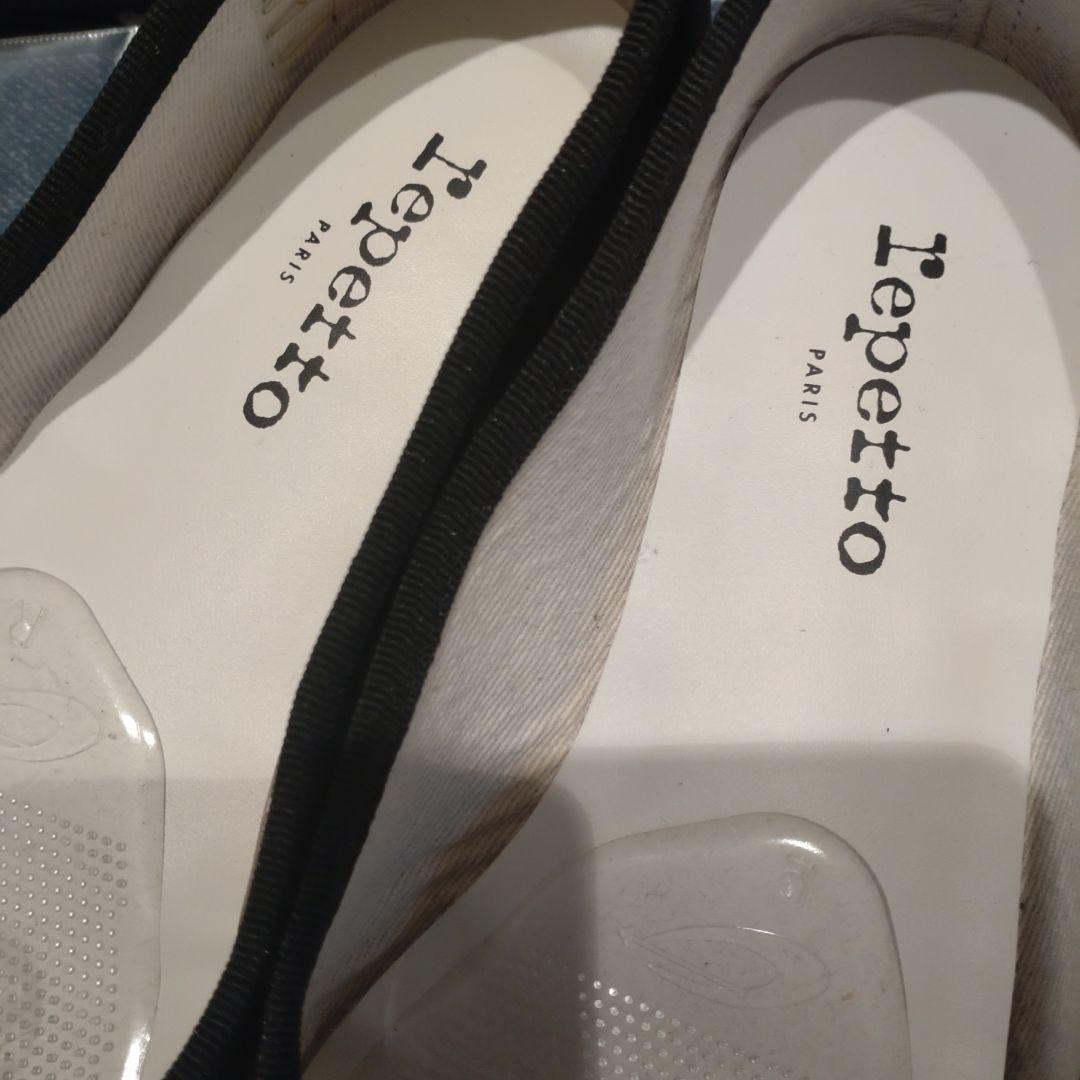 レペット バレエシューズ 黒 36 　ケース袋あり