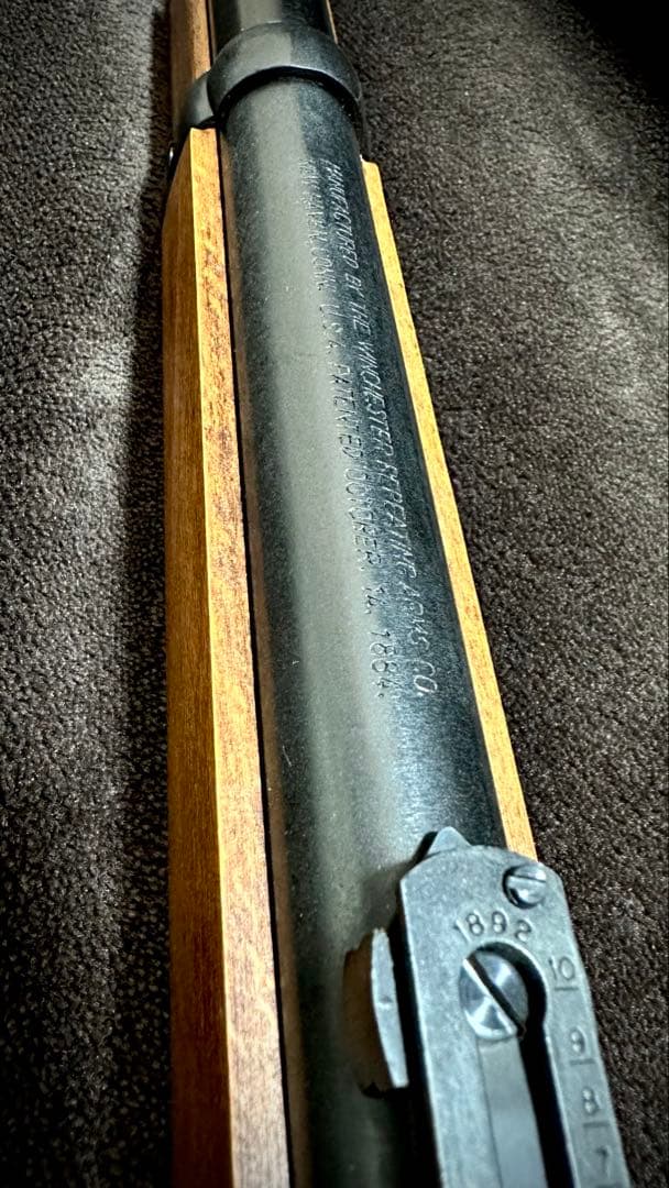 マルシン ウィンチェスター M1892 ブラック 高級ブナ材仕様 6mmBBガス