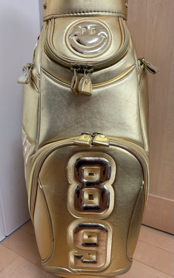 限定★パーリーゲイツ★キャディバッグ★ゴルフ★ゴルフバッグ★レア★ゴールド★金
