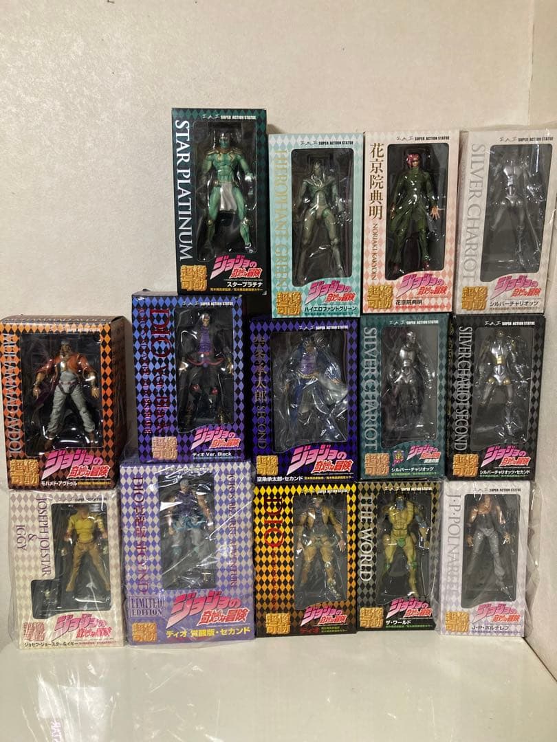 ジョジョ　超像可動　3部　スターダストクルセイダー　14体セット