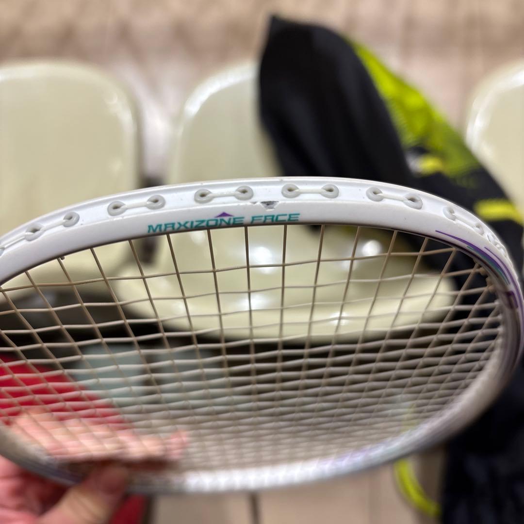 MAXZONE FACE バドミントンラケット ホワイト