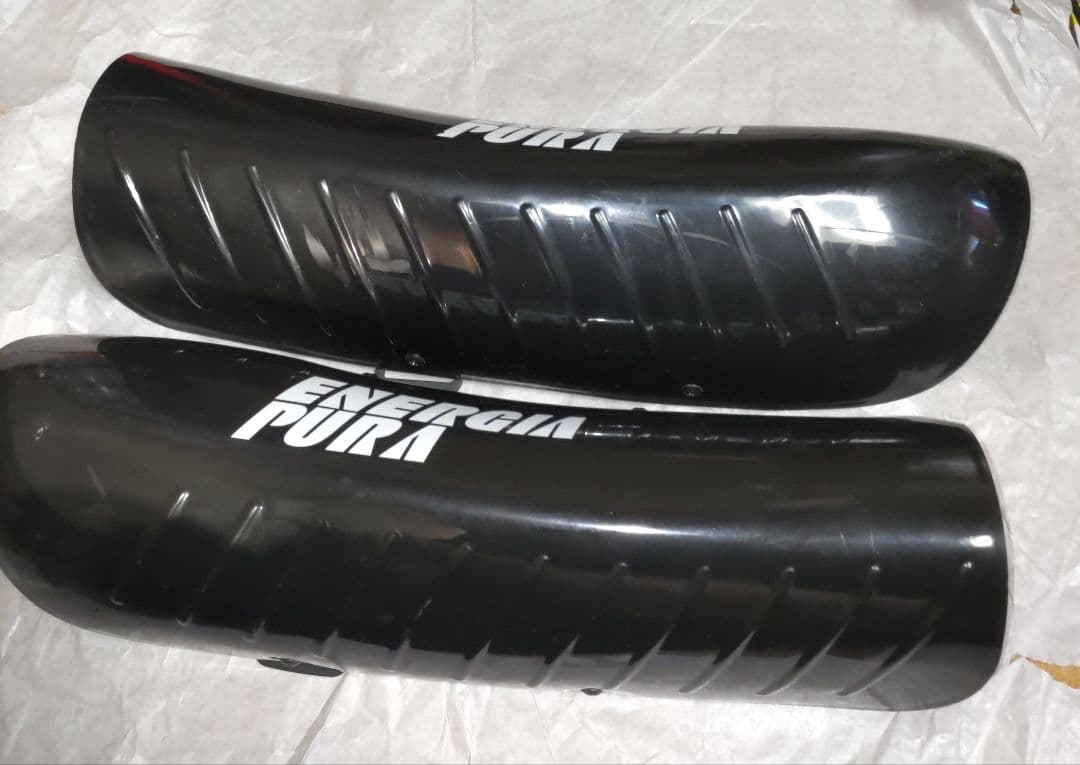 程度良好 ENERGIAPURA シンガード レガース 長さ 38cm位