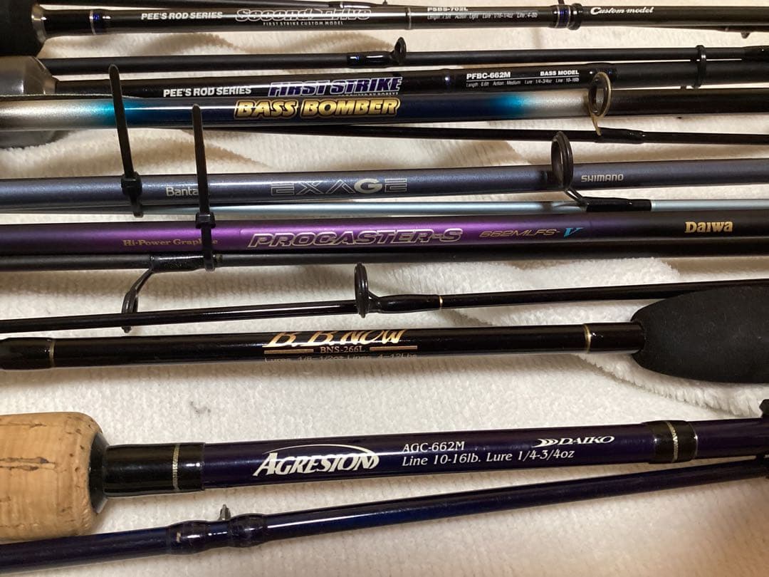 ルアー ロッド 7本 ダイワ シマノ ダイコー SZM他