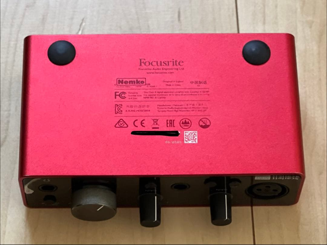 Focusrite Scarlett Solo 3rd Gen 【箱無し】