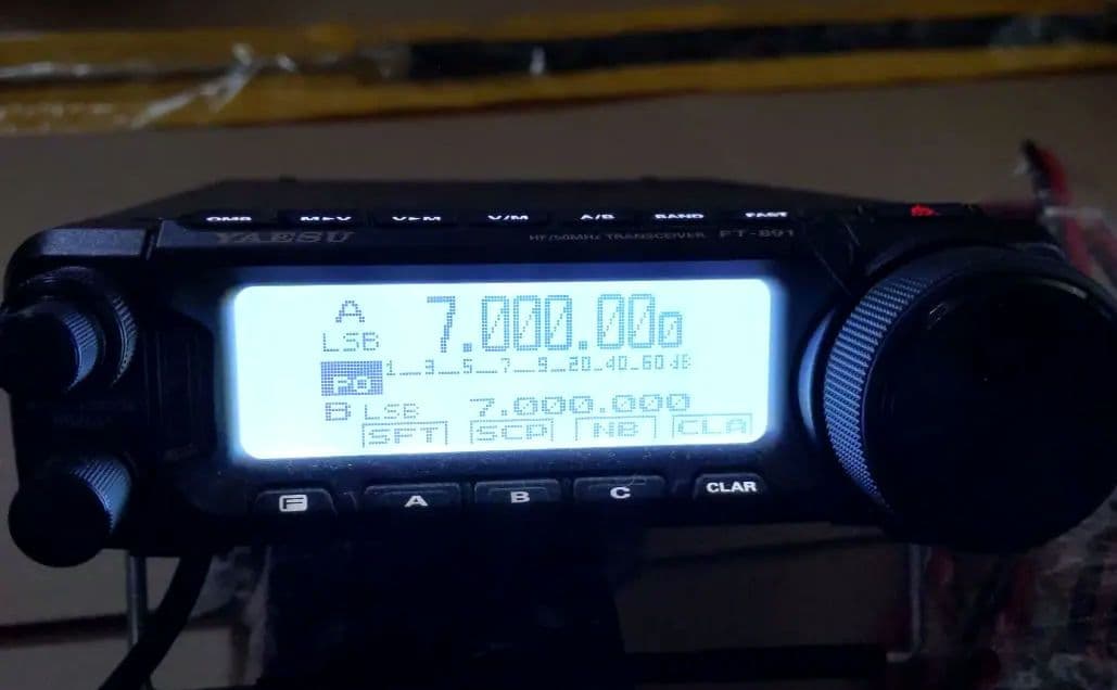 アマ無線7MHz お手軽移動運用セット FT891(50W) HF40CL他