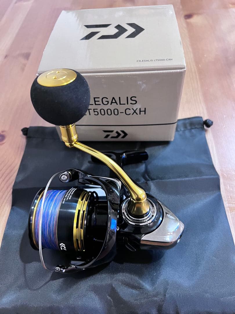 Daiwa 23LEGALIS LT5000-CXH スピニングリール 中古美品