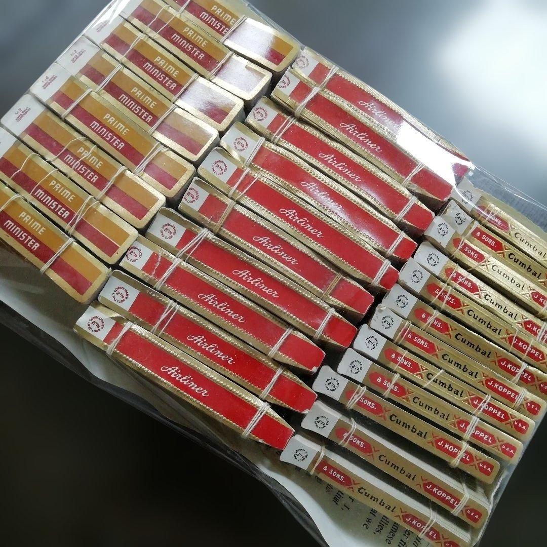 32束！ビンテージシガーバンドセット　蚤の市ジャンクジャーナル素材大量