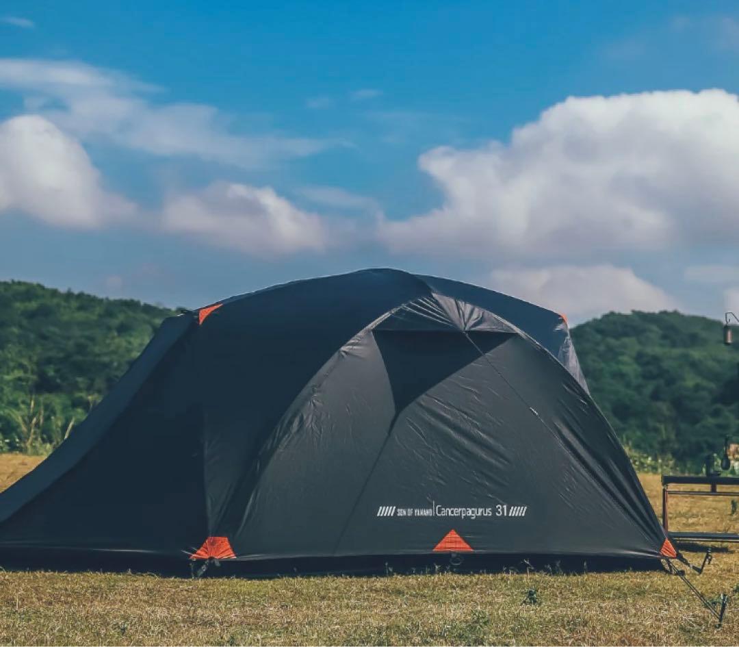 sekacamp ブラウンカニテント　ブラックカラー