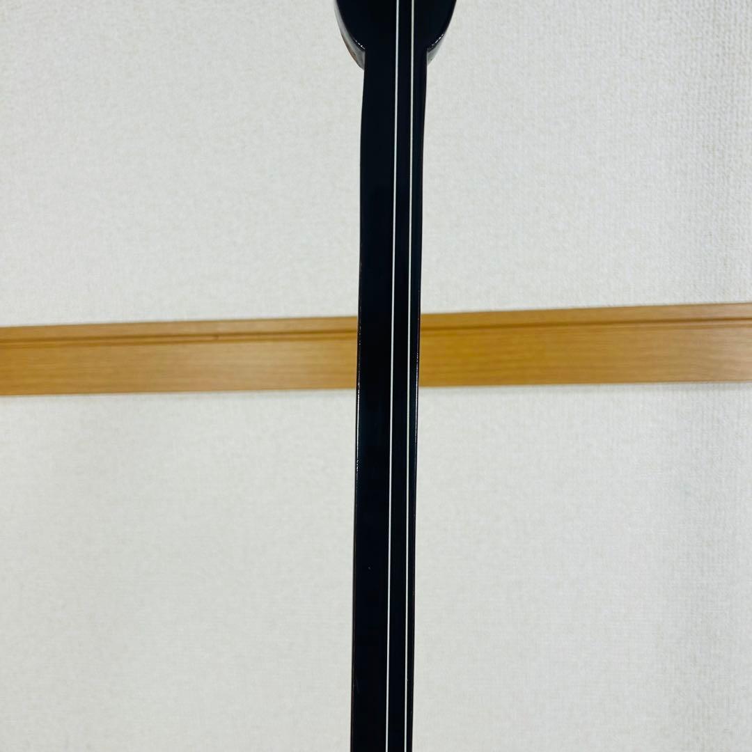 沖縄三線 三味線 人工革 合皮 ヘビ柄　ハードケース付 またよし　弦楽器