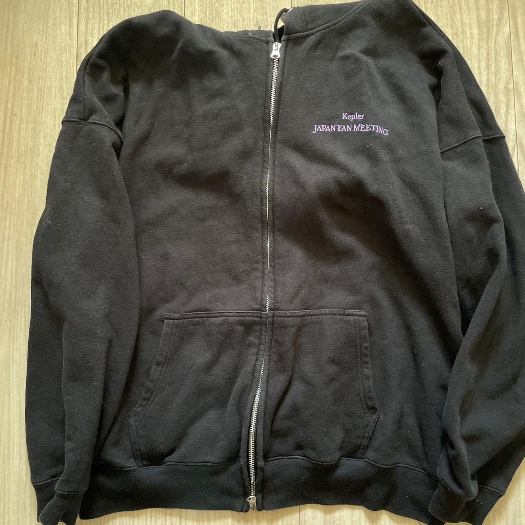 Kep1er黒パーカーL/KーPOP