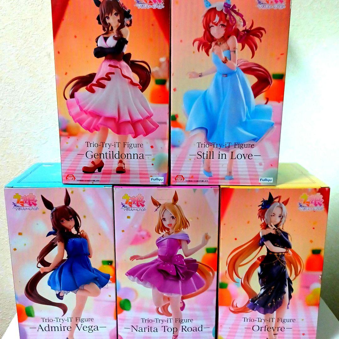 ウマ娘 トリオトライトフィギュア ラウワン限定5種セット オルフェーヴル他
