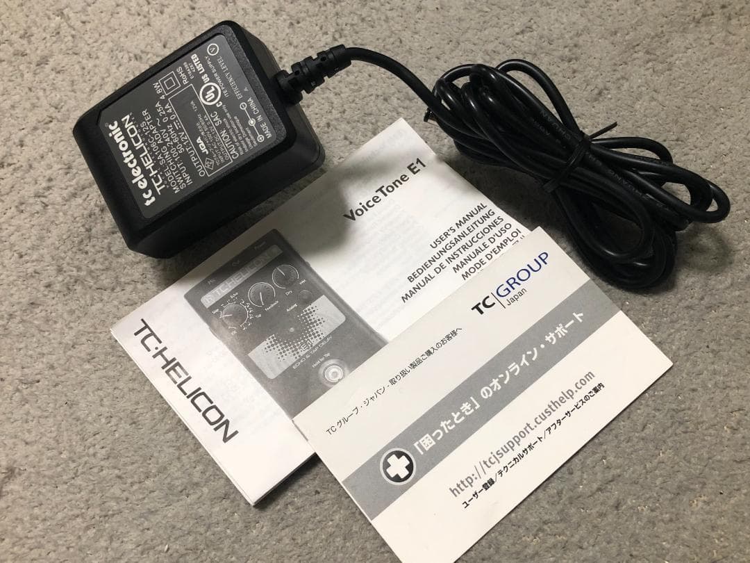 TC HELICON VOICETONE E1 エコー ディレイ