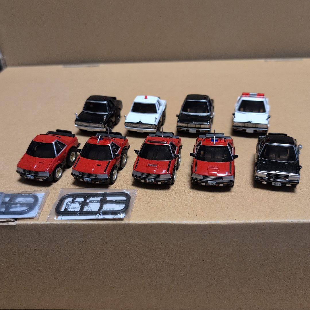 チョロQ ZERO西部警察 組立済 9台セット マシンX/マシンRS等