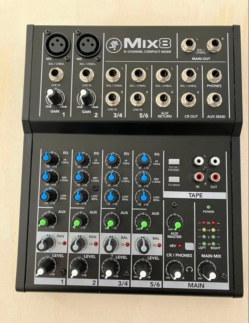 配信機器・PA機器・レコーディング機器 Mackie mix8