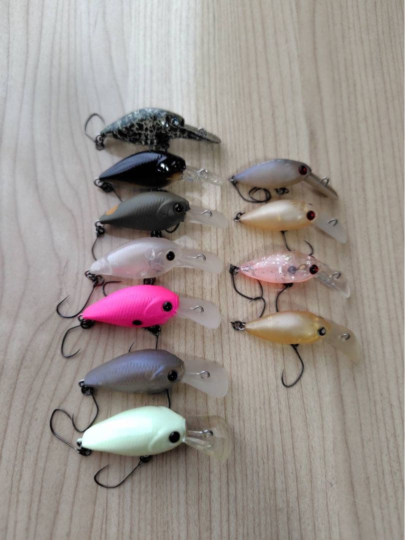 エリアトラウト用クランク11個セット