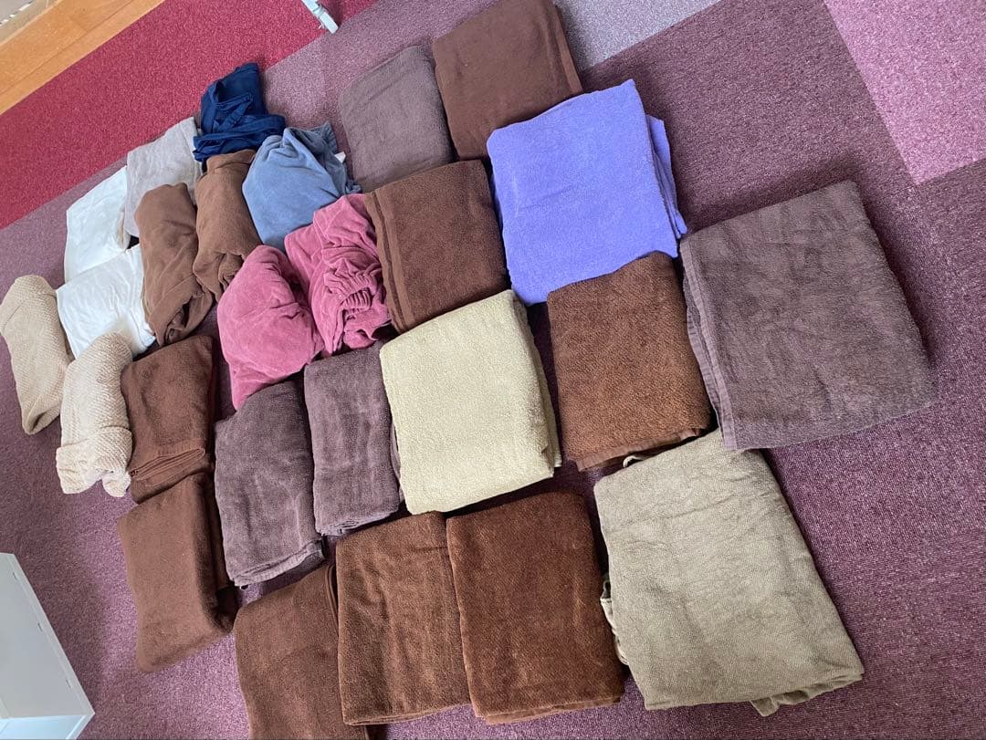 サロン　大判ベットシーツタオル　ガウンバスタオル他まとめて