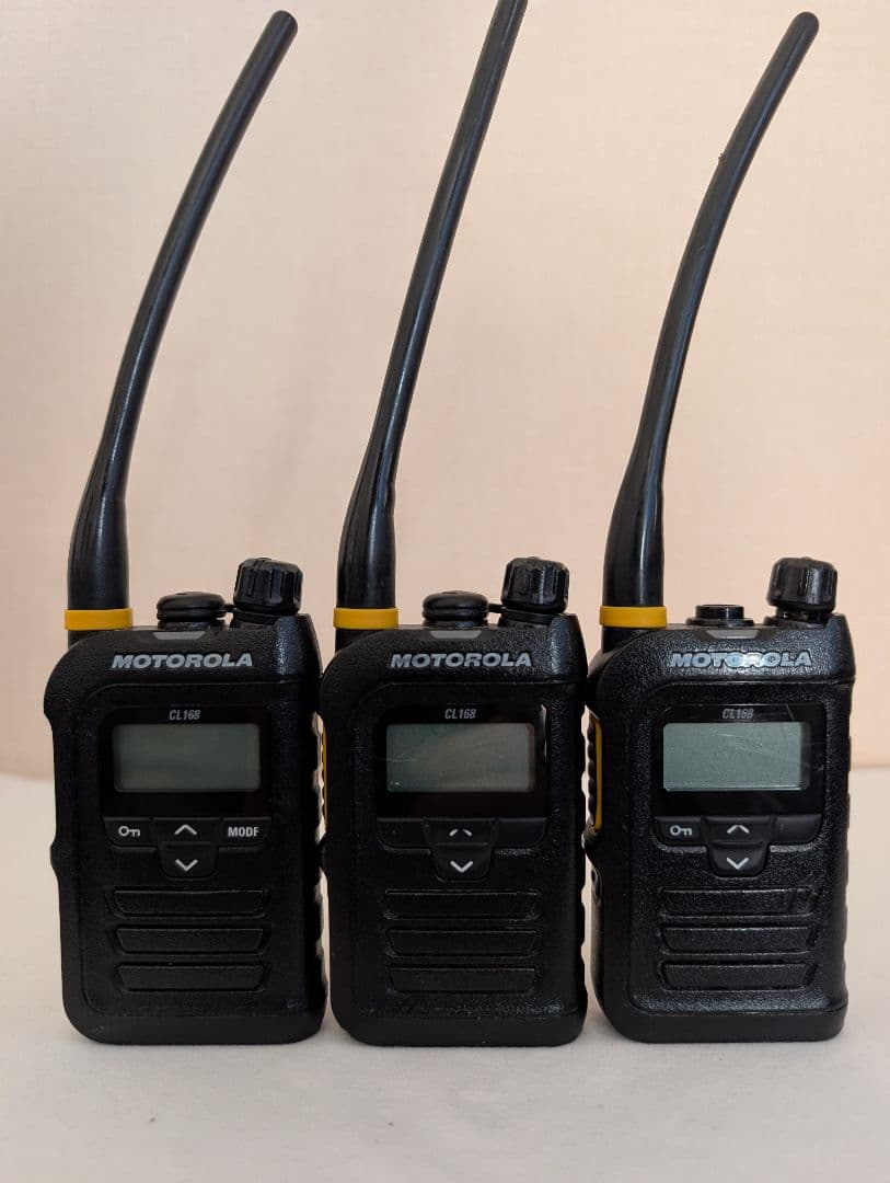 【訳アリ品】モトローラ 特定小電力トランシーバー CL168L×3台