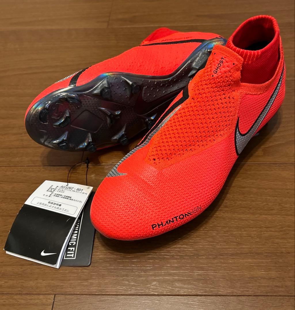 【新品未使用】NIKE PHANTOM VISION ELITE DF FG 赤
