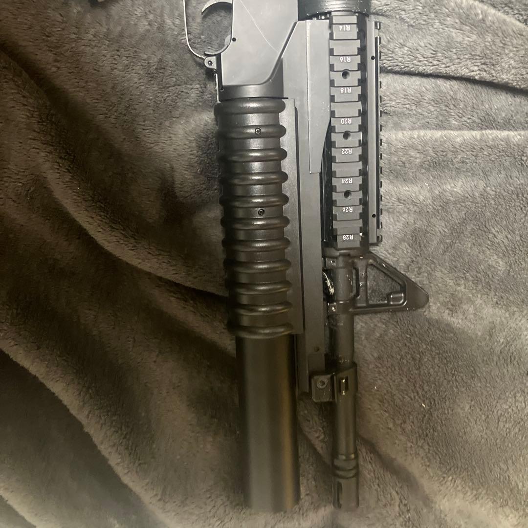 フルメタルM4ガスブロガスグレーネードランチャーセット