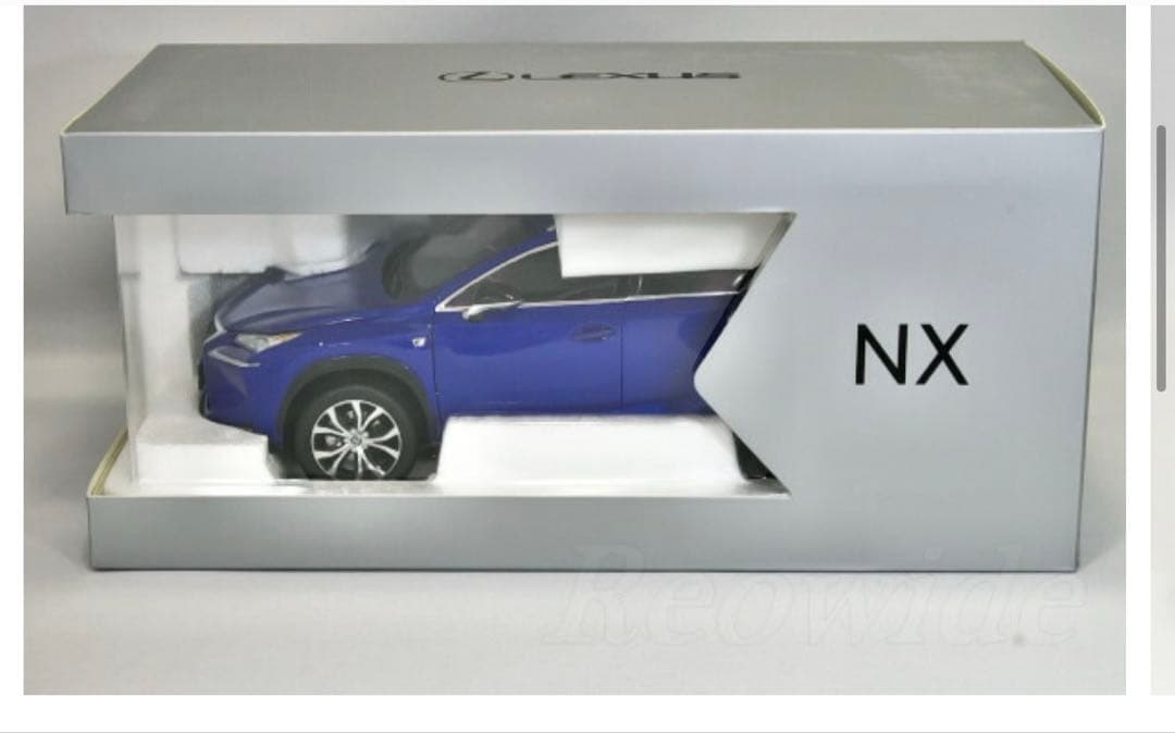 【美品】LEXUS NX 200t 1/18 ミニカー レクサス特注 ブルー