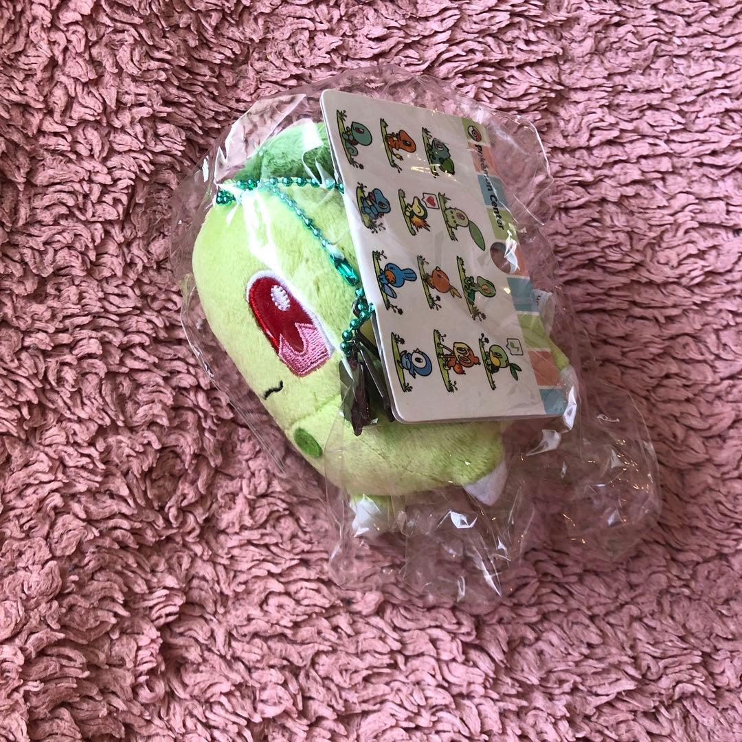 ポケモンセンター　連れ歩きマスコット　ぬいぐるみ　チコリータ
