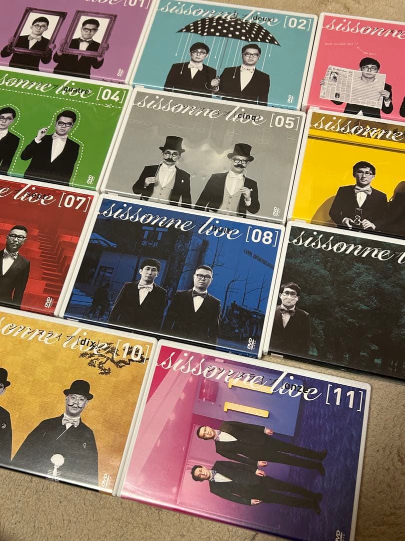 sissonne live DVDシリーズ 全11枚セット