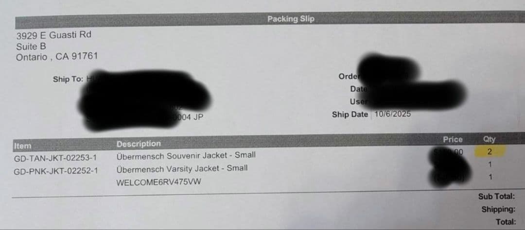 完売品 新品未開封 G-DRAGON Übermensch スカジャン Sサイズ