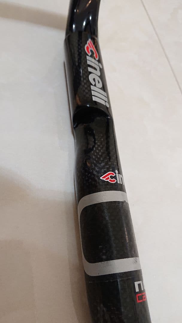 チネリ カーボンハンドル ネオカーボ トリゴン カーボンラップ ステム セット