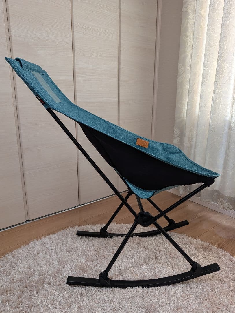 ヘリノックス サンセットチェア ラグーンブルー ロッキングフット付き