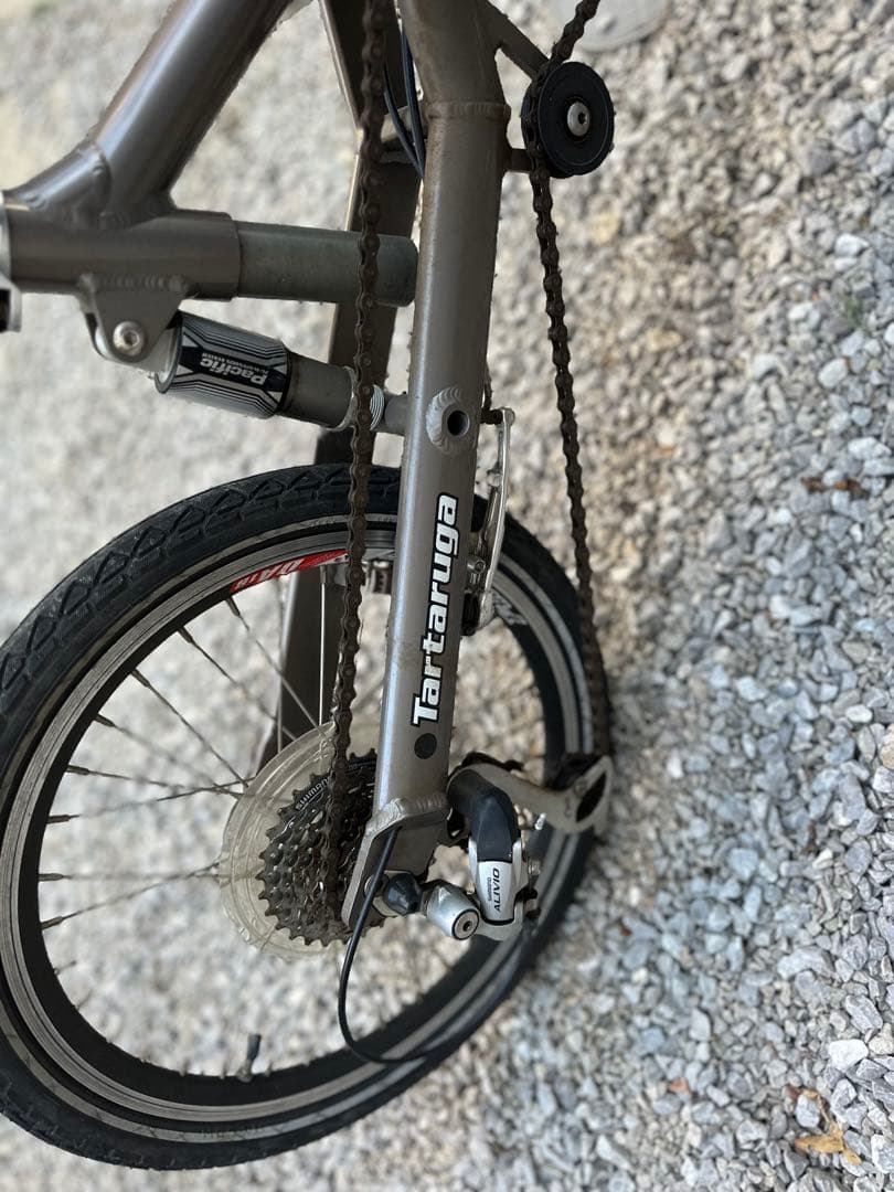 美品Tartaruga折りたたみ自転車 E-Vehicle 中古整備済引取り可