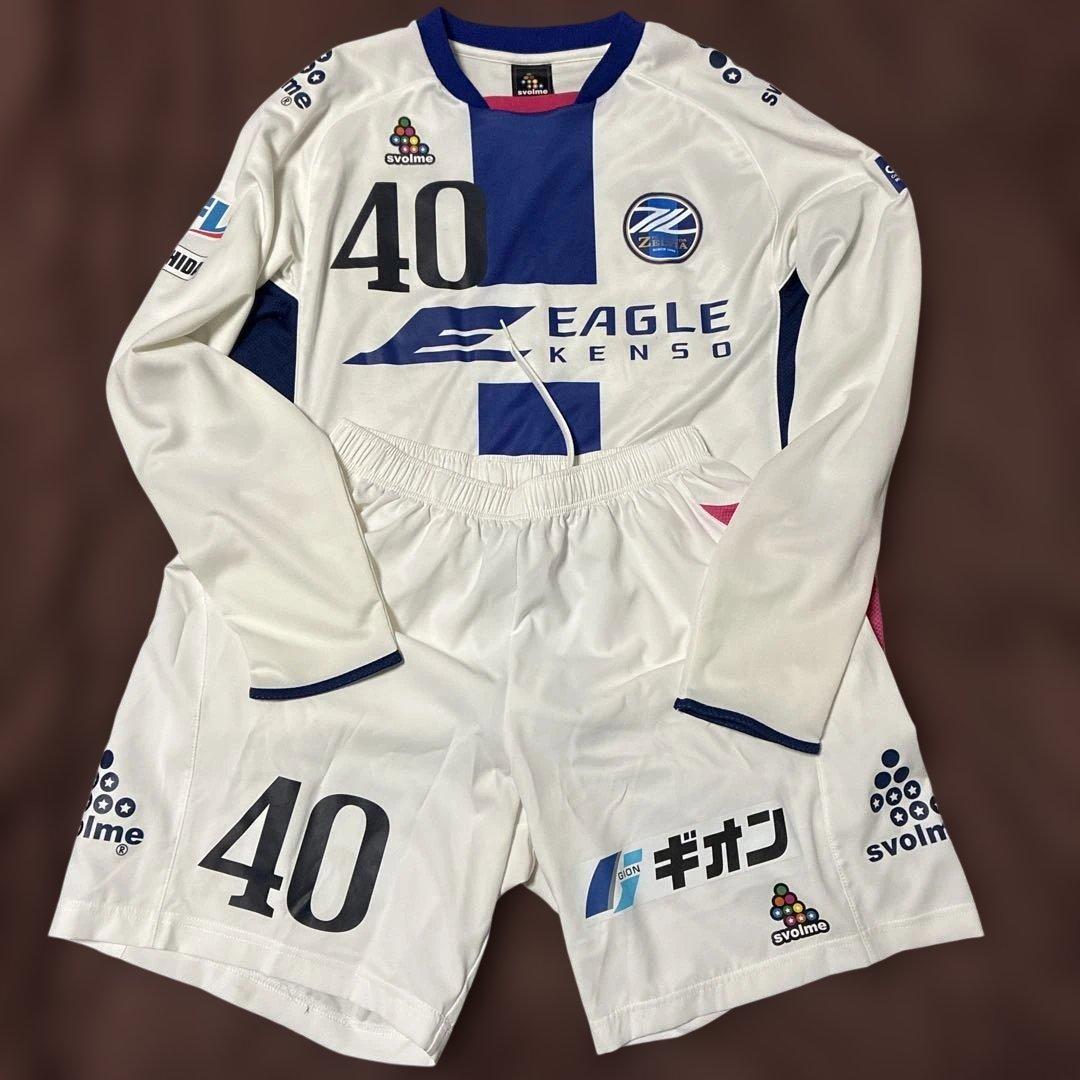 町田ゼルビア 選手実使用　アウェイ長袖　#40 TELE サイズXL JFL時代