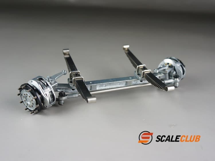 ■SCALECLUB メタル フロントアクセル ホイール付 NON DRIVE