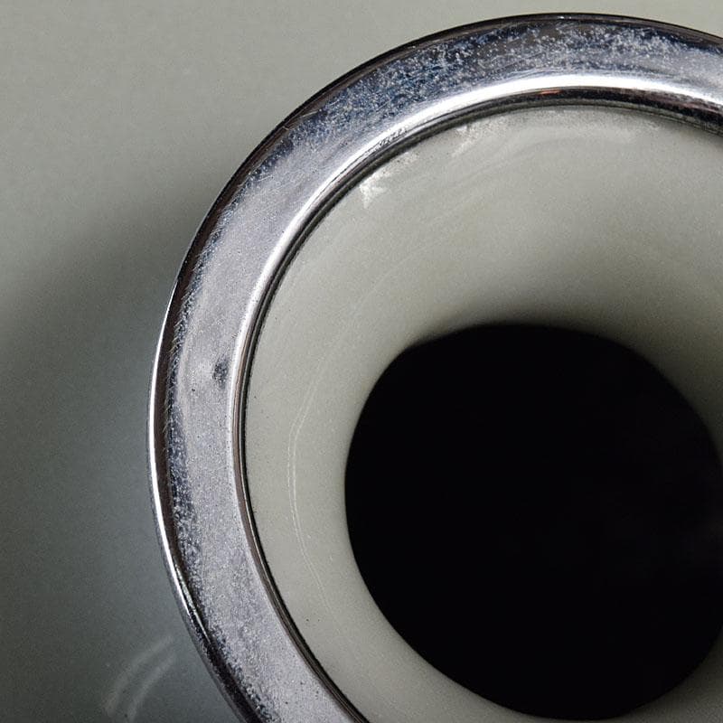 七宝焼　安藤七宝店　紫陽花文壺　花瓶　V　R8239H