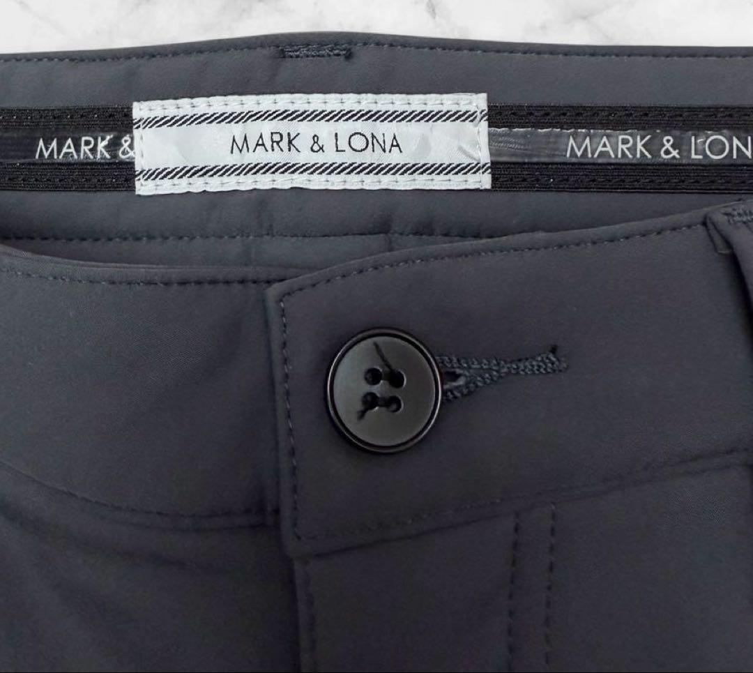 美品✨　MARK & LONA グレー ゴルフパンツ　防寒　フリース　M