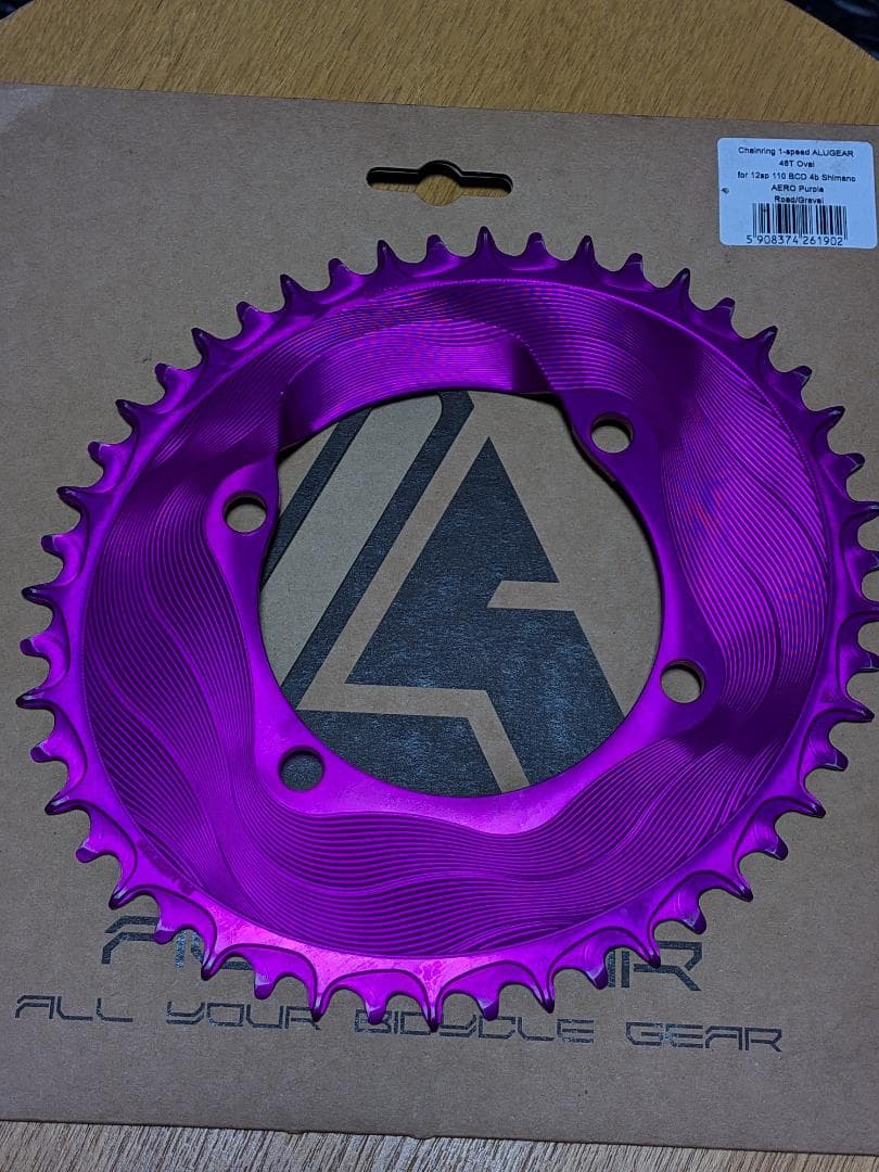 ALUGEAR １ｘ １２速４８ｔ １１０BCD ４Ｄ ナローワイド オーバル