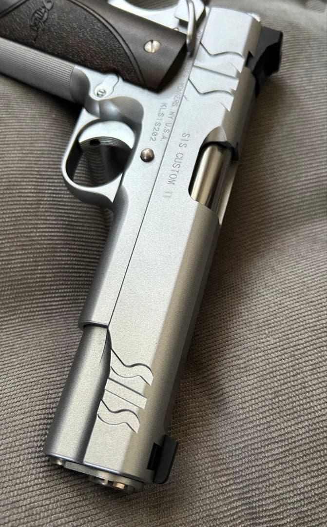 【WA】KIMBER SIS CUSTUM オールシルバー【ロス市警モデル】